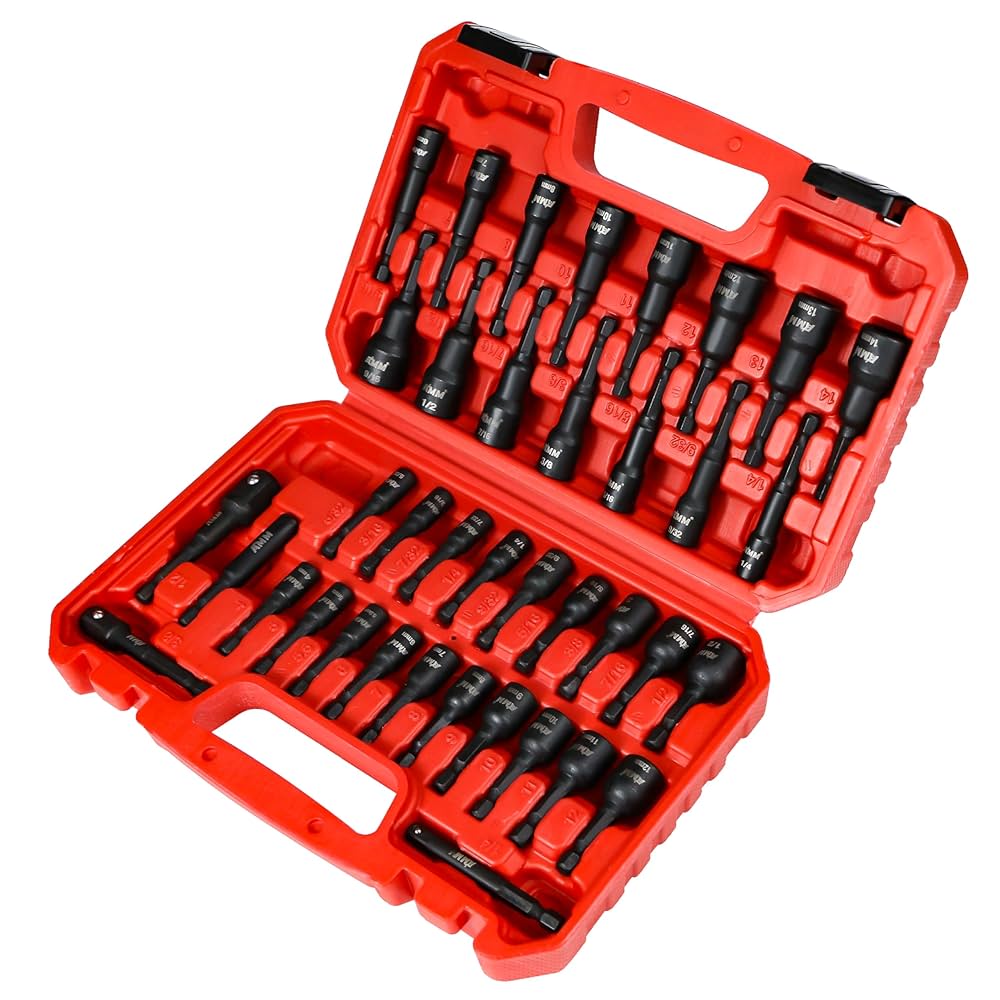 Amazon.com: AMM 39PCS Magnetic Nut Driver Set for Impact